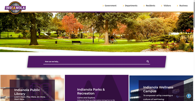 Security scan screenshot of https://indianolaiowa.gov/