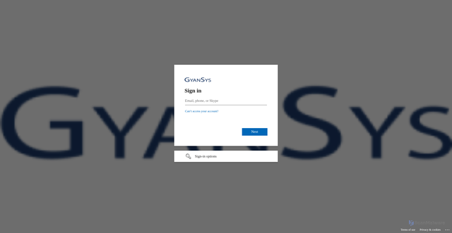 Security scan screenshot of https://adam702-my.sharepoint.com
