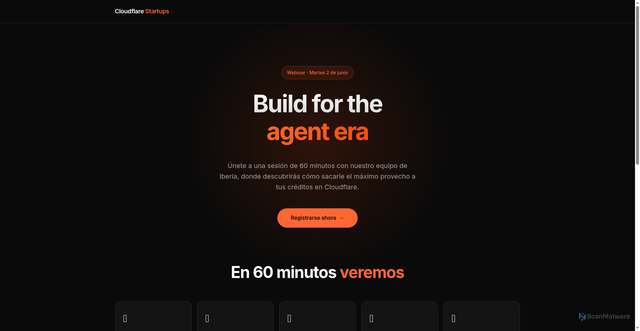 Security scan screenshot of https://cf-startups-101-event.pages.dev/