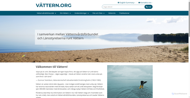 Security scan screenshot of https://vattern.org/