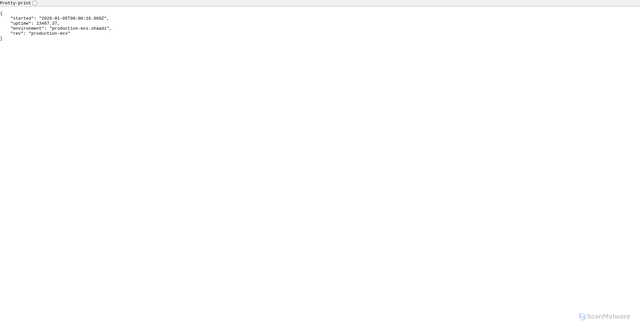 Security scan screenshot of https://ww4.shaadi.com