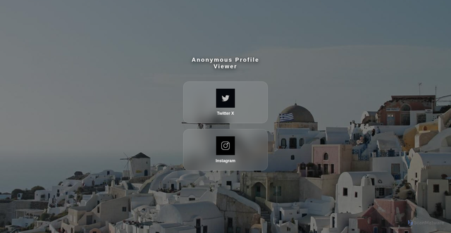 Security scan screenshot of https://profile-viewer-wle9hfi4lr.edgeone.app/