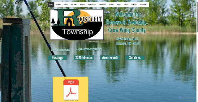 Security scan screenshot of https://www.roosevelttownshipccmn.gov/