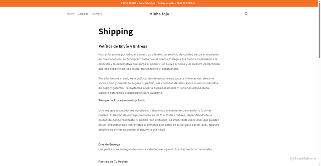 Security scan screenshot of https://livenzaonline.com/pages/shipping