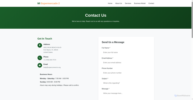 Security scan screenshot of https://12-tg5.pages.dev/contact