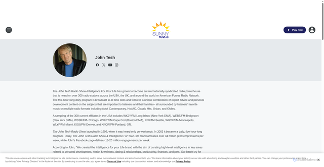 Security scan screenshot of https://sunny102fm.iheart.com/featured/john-tesh/