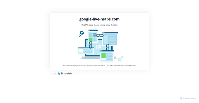 Security scan screenshot of https://google-live-maps.com