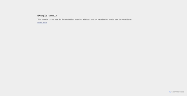 Security scan screenshot of https://example.com/#test@anchor