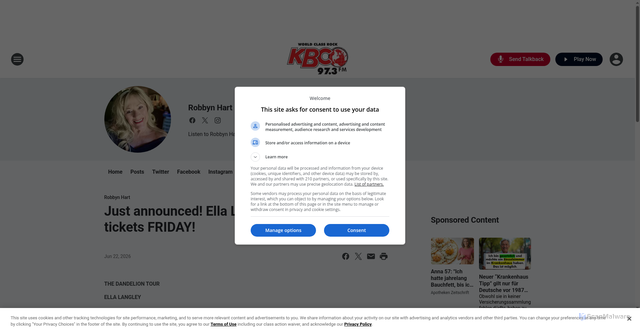 Security scan screenshot of https://kbco.iheart.com/featured/robbyn-hart/content/2026-06-22-just-announced-ella-langley-at-red-rocks-oct-7-tickets-friday/