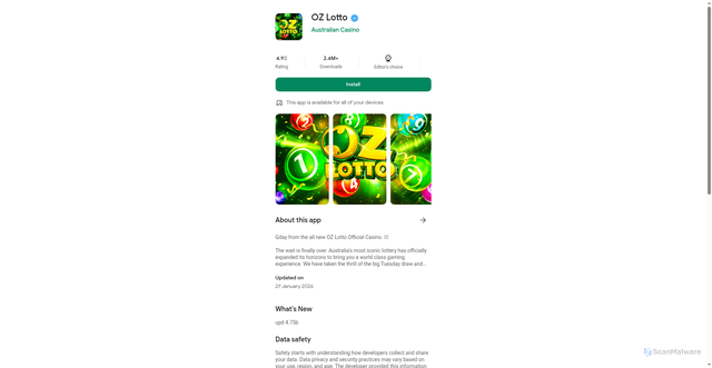 Security scan screenshot of https://unitypeachy.shop/