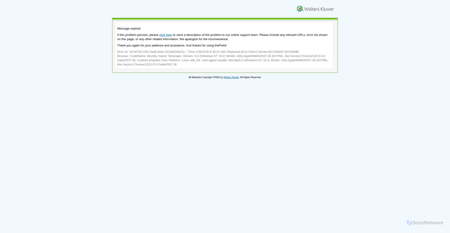 Security scan screenshot of https://cp4preprod-sso.hlrpphoenix.com/Challenge?PostbackUrlOnSuccess=https%3a%2f%2fcp4preprod-support.thepoint.hlrpphoenix.com%2fAuthentication%2fProcessPostbackFromSso&return_UrlToRedirectOnSuccess=%2fResources%2fstatic%2fgenericerror.htm%3faspxerrorpath%3d%2fAuthentication%2fChallenge&SiteId=eb73bd9b-fd16-4440-819c-e73a755b6c6f&TimeStamp=1%2f25%2f2026+9%3a56%3a39+AM&MessageSignature=f6e3278a543e18e9a77a023dfd96f56195267b54