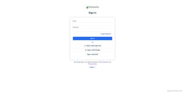 Security scan screenshot of https://bradypdc.freshchat.com