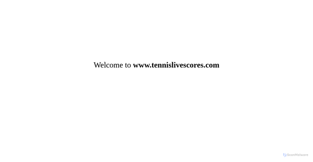 Security scan screenshot of https://www.tennislivescores.com/
