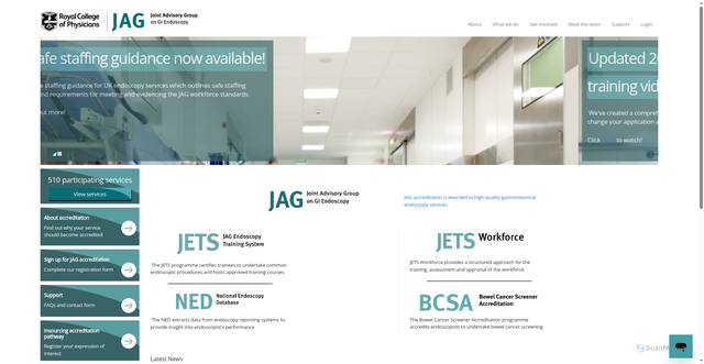 Security scan screenshot of https://thejag.org.uk
