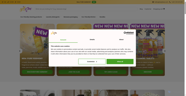 Security scan screenshot of https://bajabee.se