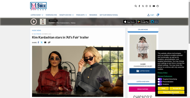 Security scan screenshot of https://wtmx.com/kim-kardashian-stars-in-alls-fair-trailer/