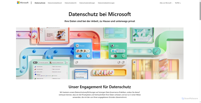 Security scan screenshot of https://privacy.microsoft.com/