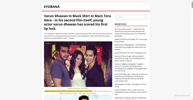 Security scan screenshot of https://anaboye.pages.dev/posts/varun-dhawan-in-black-shirt-in-main-tera-hero/