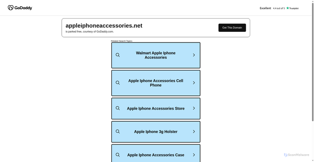 Security scan screenshot of https://appleiphoneaccessories.net