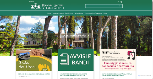 Security scan screenshot of https://www.verallicortesi.it/site/