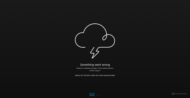 Security scan screenshot of https://web.webex.com