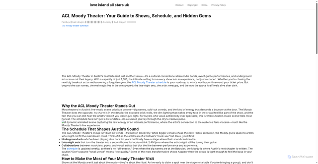 Security scan screenshot of https://picreportblog-dpl3od6ob166.edgeone.app/acl-moody-theater-schedule.html