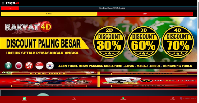 Security scan screenshot of http://disdukcapilkabmataraman.com/