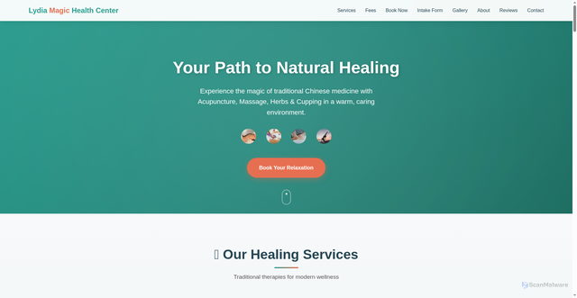 Security scan screenshot of https://lydiamagic.com/