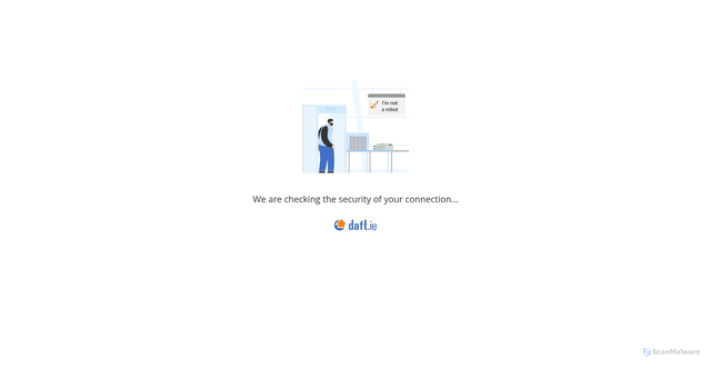 Security scan screenshot of https://daft.ie