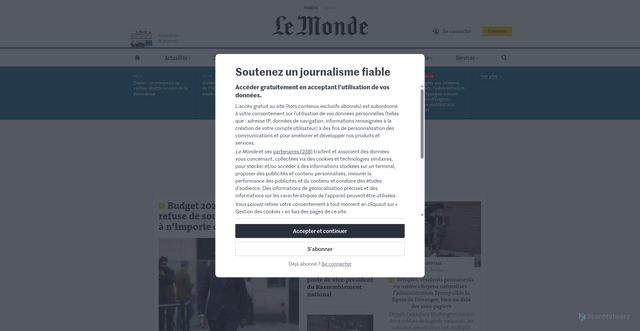 Security scan screenshot of https://jarry.distrib-mrelay-fr.com/