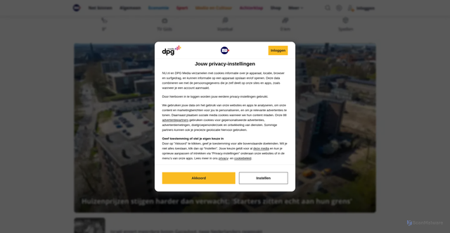 Security scan screenshot of https://www.nu.nl/voetbal/6370943/live-champions-league-teleurstelling-overheerst-bij-saibari-na-1-1-in-leverkusen.html