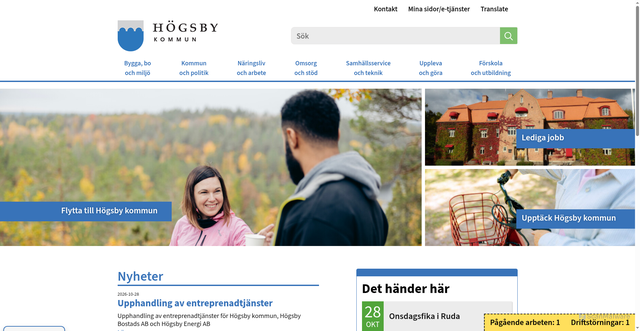 Security scan screenshot of http://www.hogsby.se