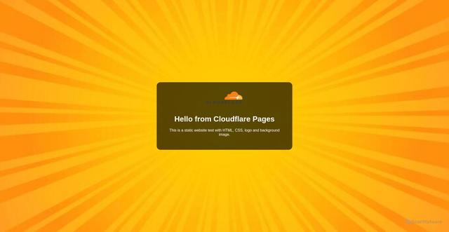 Security scan screenshot of https://test-95p.pages.dev/