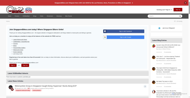 Security scan screenshot of https://www.singaporebikes.com