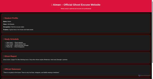 Security scan screenshot of https://aiman-bahanebaz-zts5ih9tth.edgeone.app/