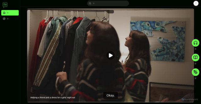 Security scan screenshot of https://lingoflow-vm8vj6tvgq.edgeone.app/