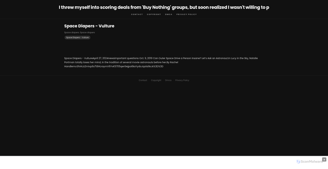 Security scan screenshot of https://dietplancityhugo-yizna5vpb1.edgeone.app/22970-space-diapers-vulture.html