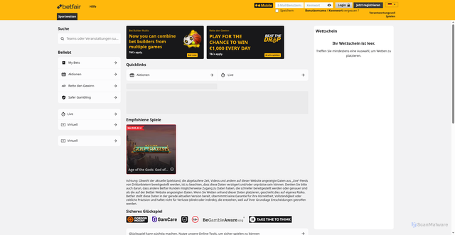 Security scan screenshot of https://www.betfair.com/betting/football/fifa-world-cup-qualifiers-europe/andorra-v-serbia/e-34825186
