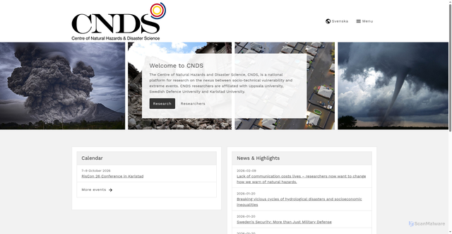 Security scan screenshot of https://cnds.se