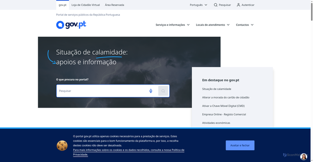 Security scan screenshot of https://govptut.top/