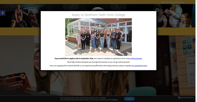 Security scan screenshot of https://dsfc.org.uk/