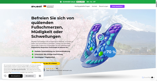 Security scan screenshot of https://eu.fitnes-ai.dk/VVrCDdg/