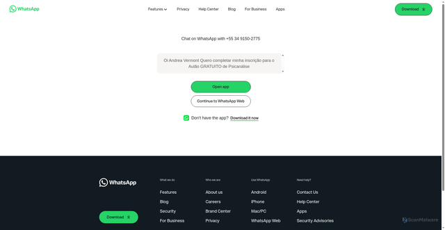 Security scan screenshot of https://viva.portallojaav.store