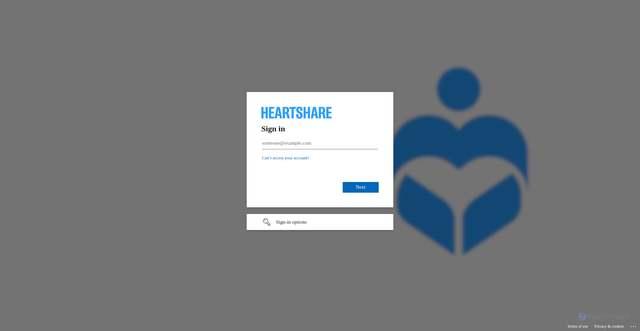 Security scan screenshot of https://heartshare.sharepoint.com