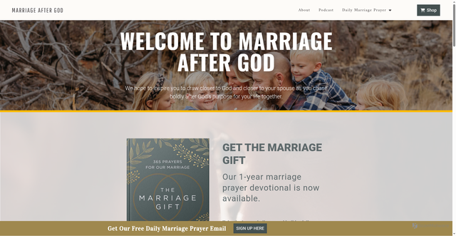 Security scan screenshot of https://marriageaftergod.com/