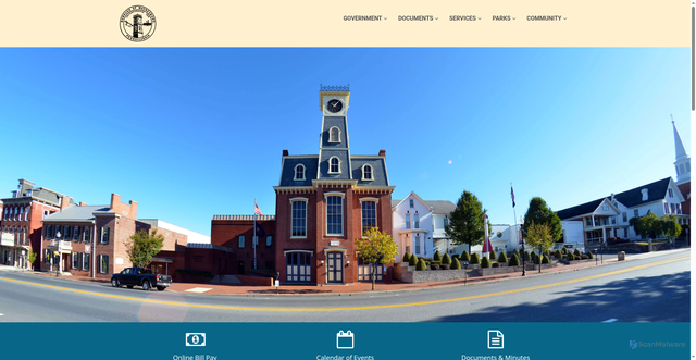 Security scan screenshot of https://waynesboropa.gov/