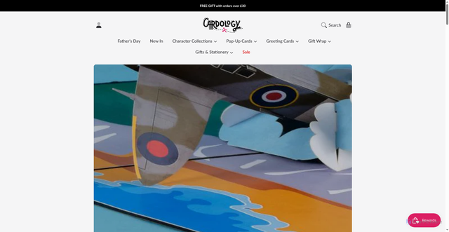 Security scan screenshot of https://cardology.co.uk/blogs/news/fathers-day-dates?srsltid=AfmBOorqn8kW2DeJ-dc3rA6KLi_RBsZ3LB7LuiPkE5mogNe0VLbsFyHp