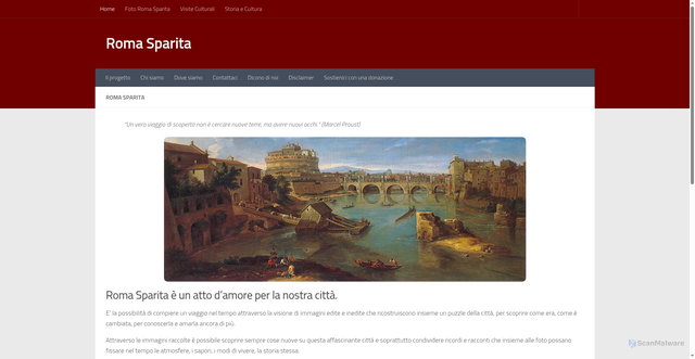 Security scan screenshot of https://www.romasparita.eu