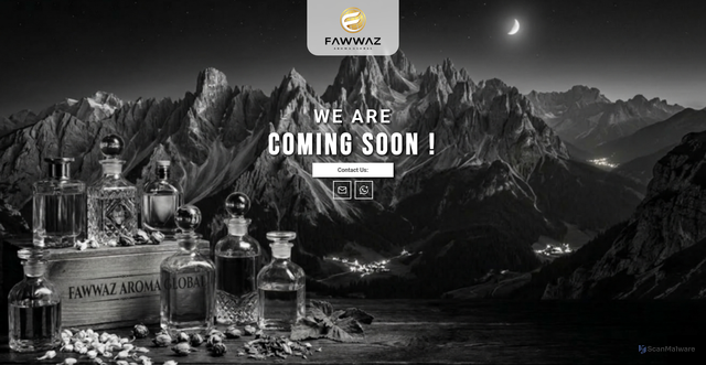 Security scan screenshot of https://fawwazaromaglobal.com/