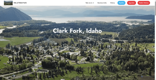 Security scan screenshot of http://clarkforkidaho.gov/COCF/index.html